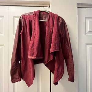 blankNYC Burgundy Moto Jacket